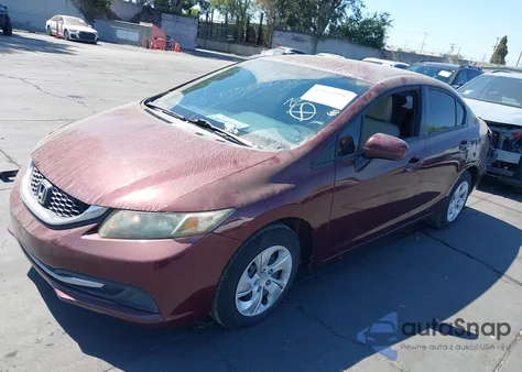 2015 Honda Civic Lx z USA, uszkodzony, nr VIN 2HGFB2E54FH534550